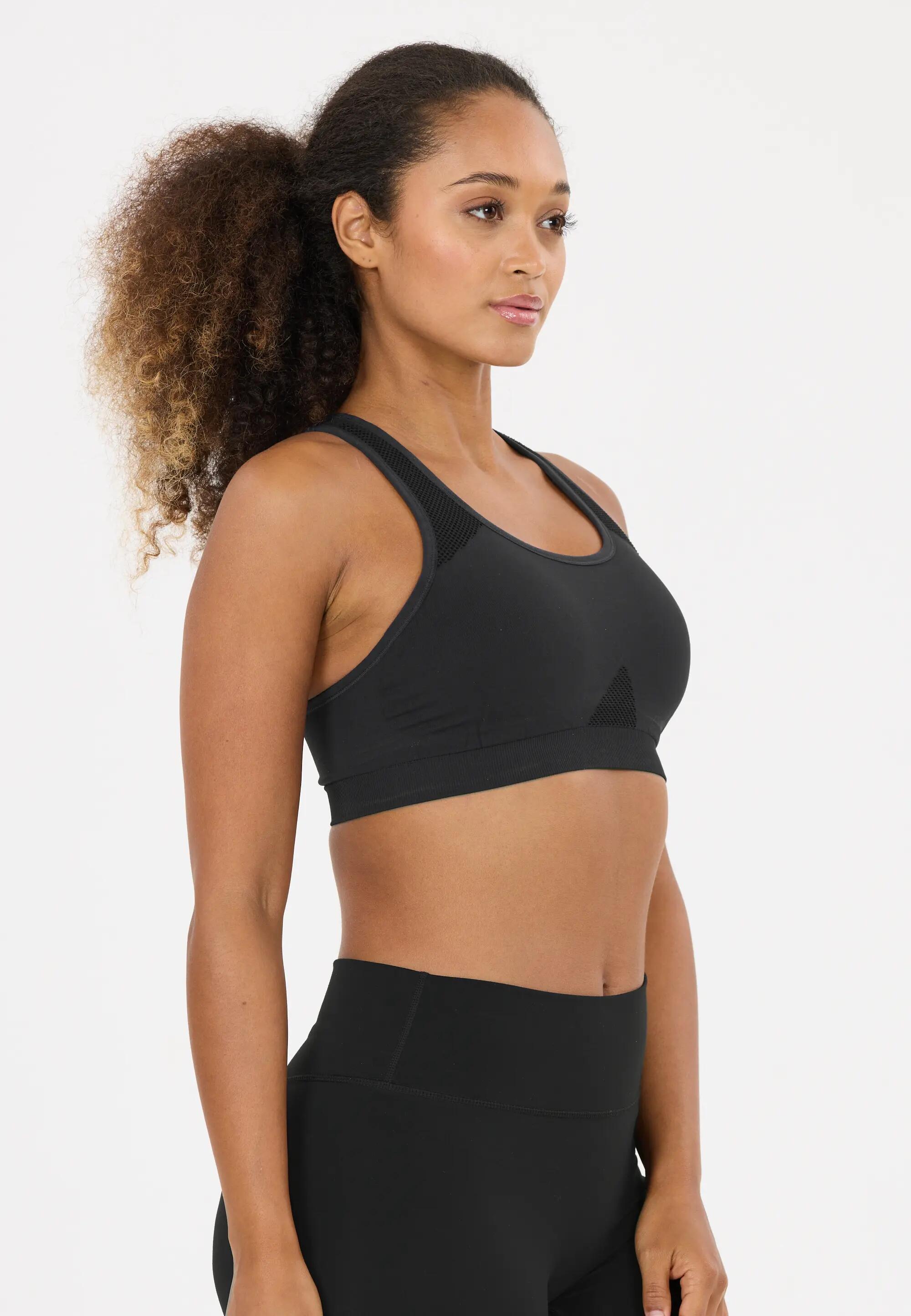 athlecia Biustonosz sportowy Rosemary V2 Seamless – 1001 Black 4/8