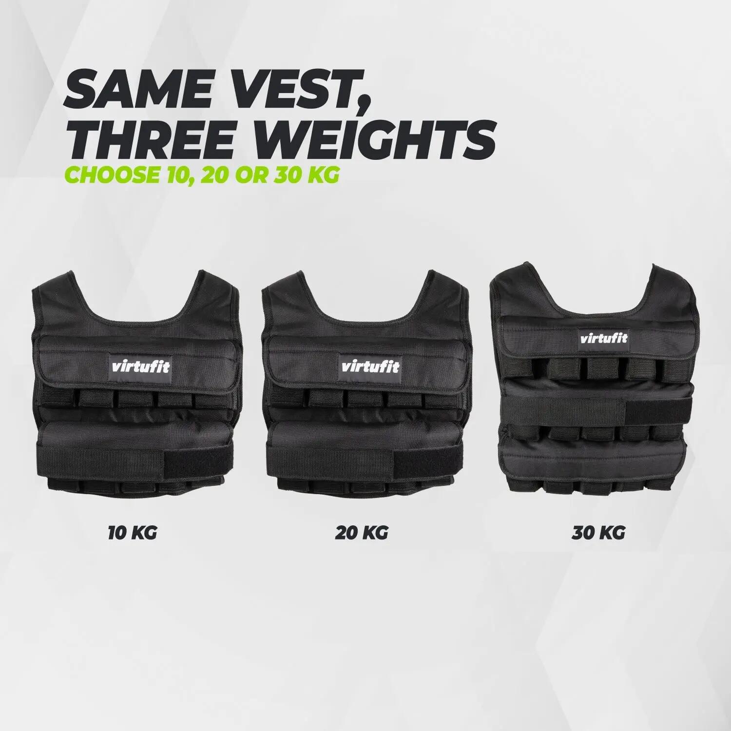 Zátěžová vesta Adjustable Weight Vest Pro - 20 kg 6/7