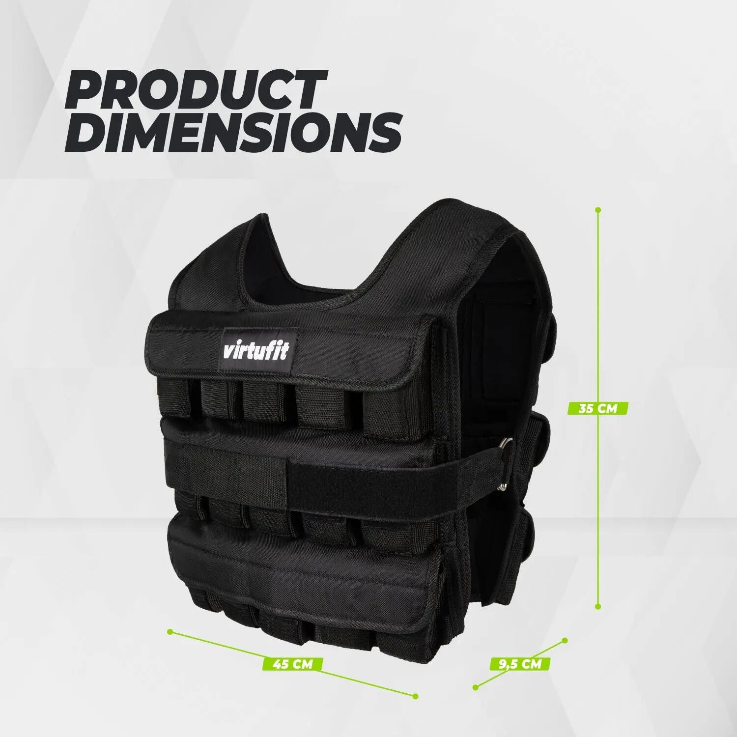 Vesta cu greutate reglabila 30 kg VirtuFit Weight Vest Pro 6/7