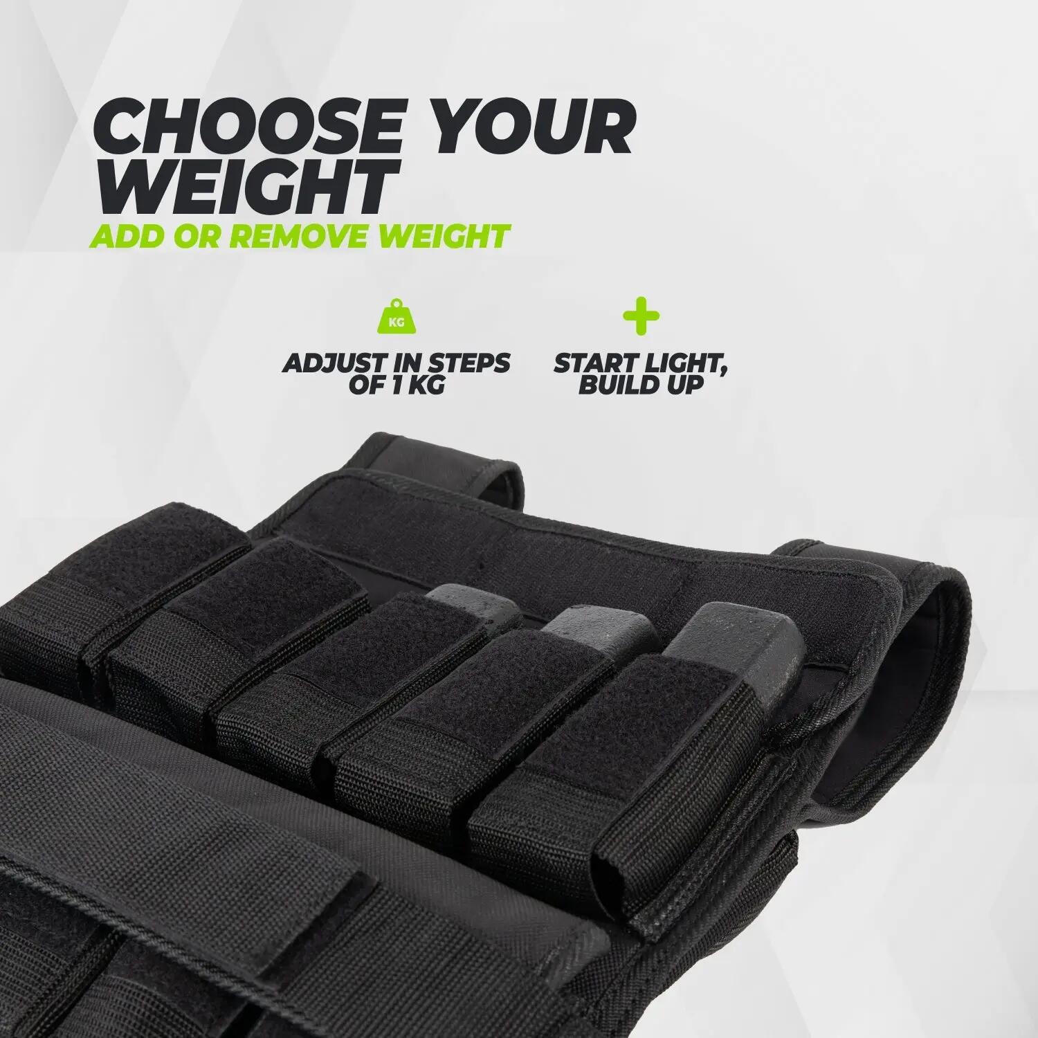 Gewichtsweste Pro - Crosstraining - Verstellbar - 10 kg 4/7
