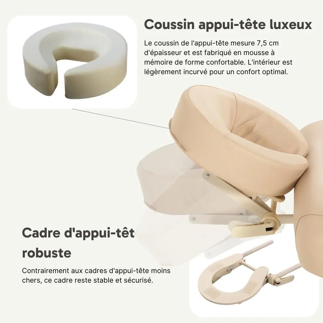 Table de massage prénatale Ipanema Beige 71 cm 8/10