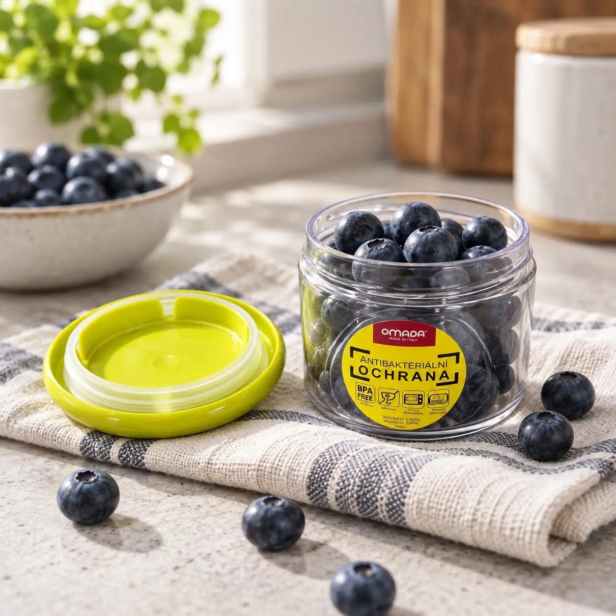 Dóza na potraviny Omada Sanaliving Jar 0,5L 7/7