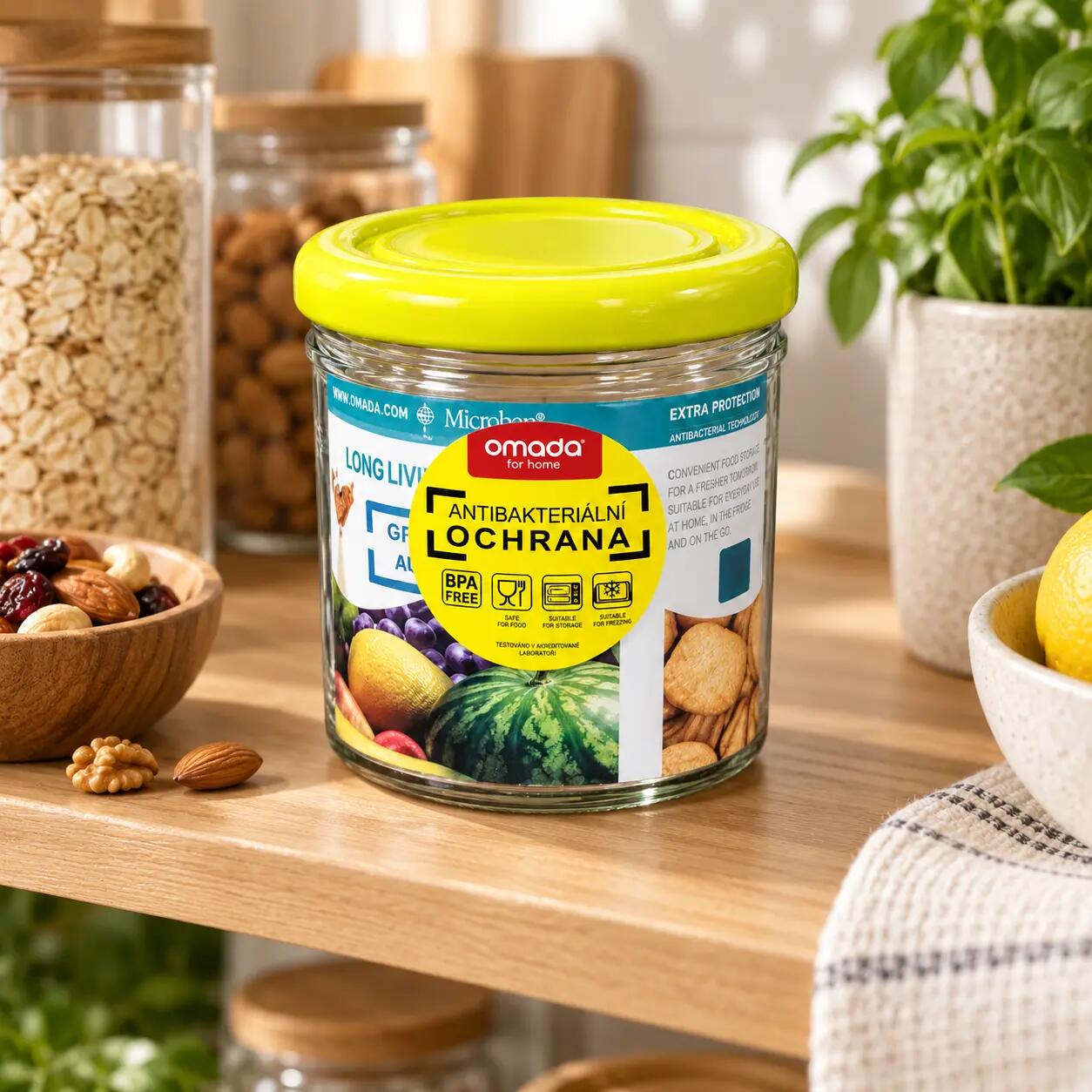 Dóza na potraviny Omada Sanaliving Jar 0,75L 5/5