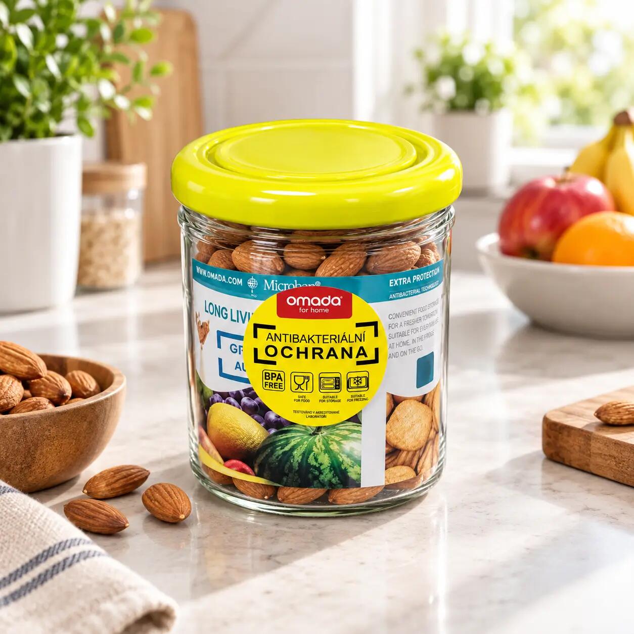 Dóza na potraviny Omada Sanaliving Jar 0,75L 4/5
