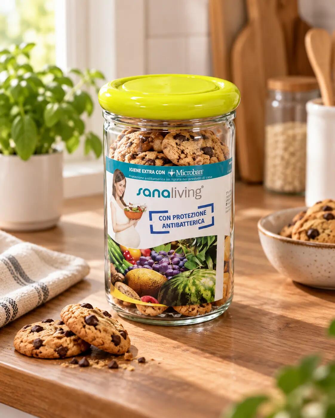 Dóza na potraviny Omada Sanaliving Jar 1L 5/6