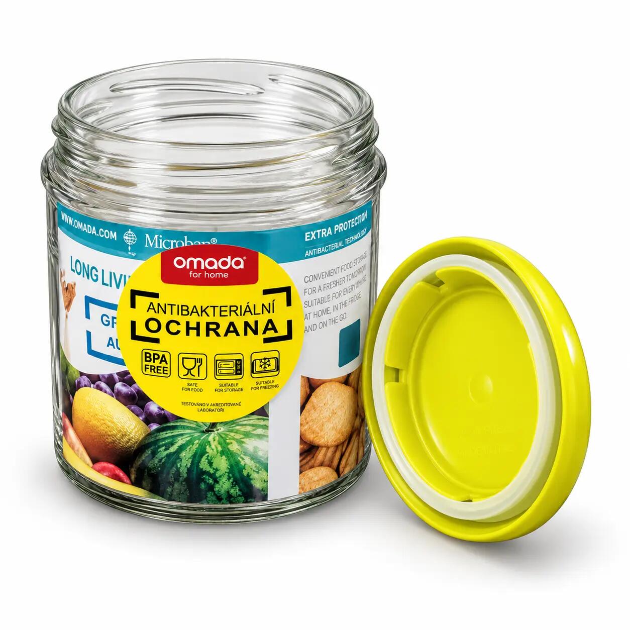 Dóza na potraviny Omada Sanaliving Jar 0,75L 3/5