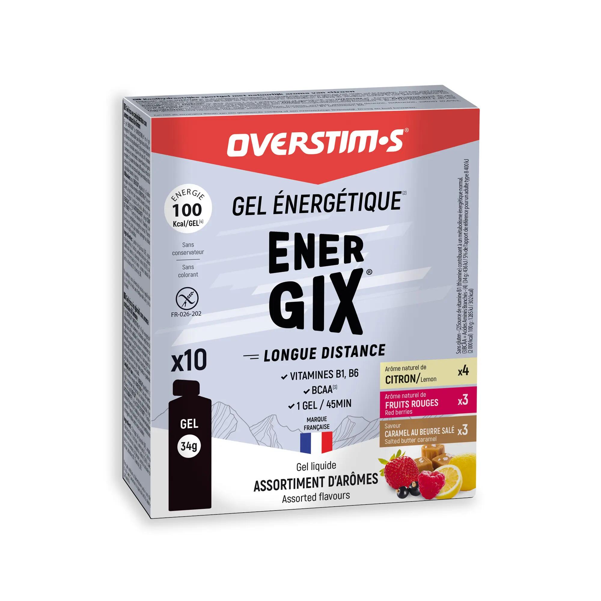 Langstrecken-Ausdauer-Energie - Energix Gel - Sortiment - 10 x 34g 1/10