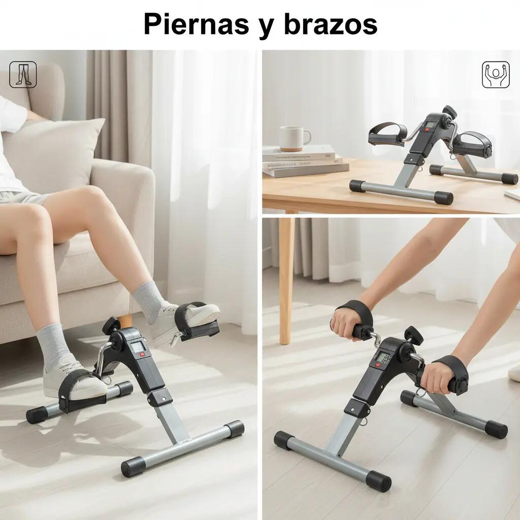 Pedaleador Mini Bicicleta Estática Fitness Unisex con Pantalla LCD PINCHO 5/7