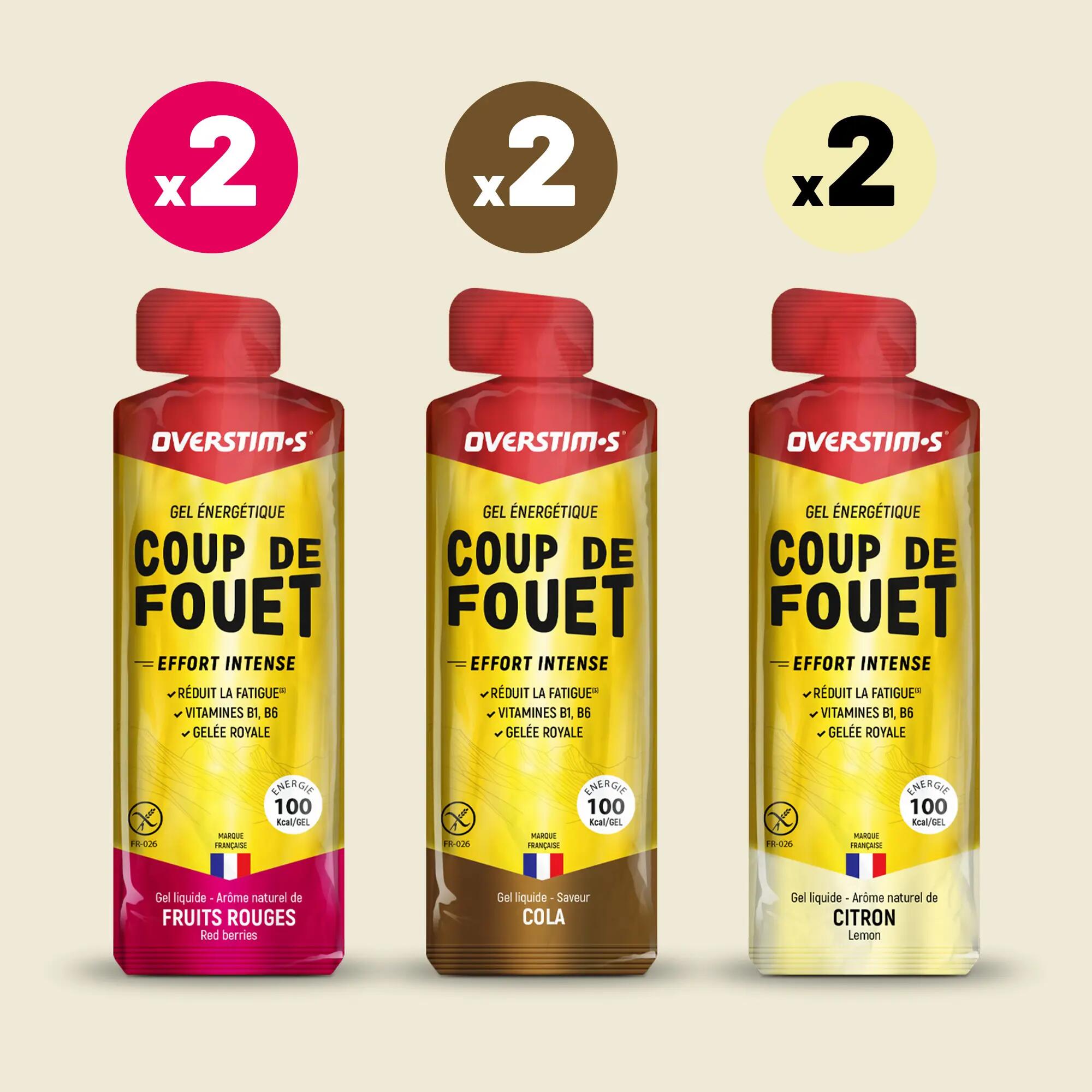 Coup de fouet energiegel booster - Assortiment - 10 x 34g 2/11