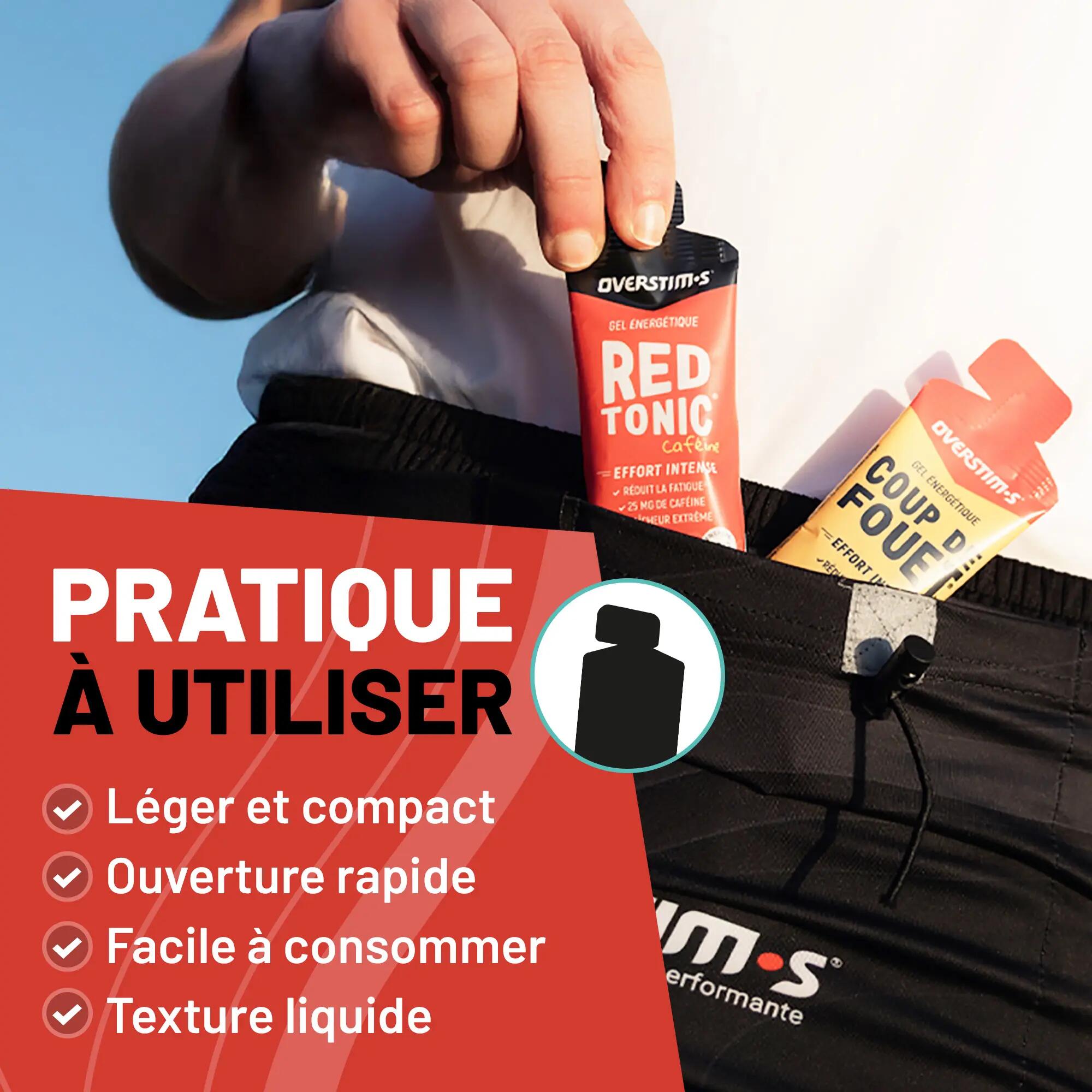 Red Tonic energiegel Munt - Eucalyptus voor intensieve inspanningen - 10x34g 4/11