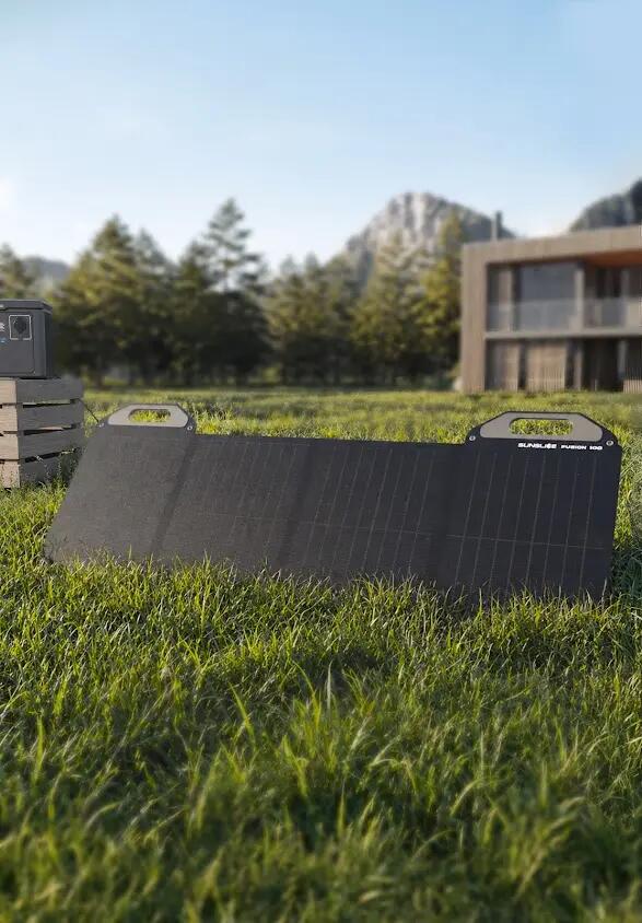 Faltbares Solarpanel 100 W MC4 USB-C 60 W USB-A 24 W Fusion 100 11/12