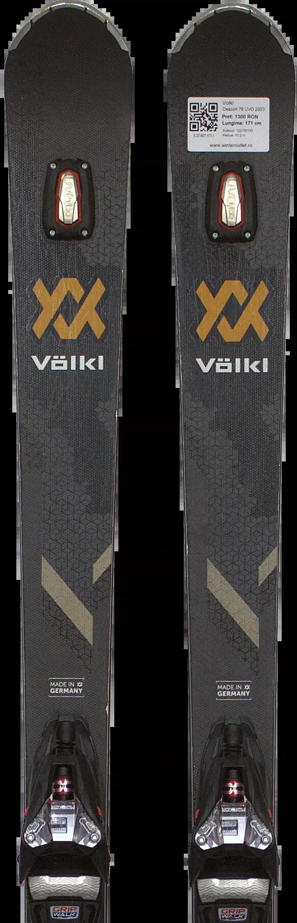 Használt síléc kötéssel - Volkl Deacon 76 UVO 2023 176cm 1/5