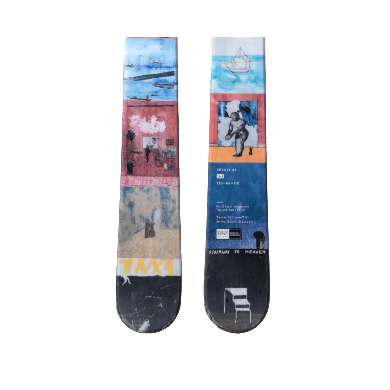 RECONDITIONNE - Ski Volkl Revolt 86 + Fixations 4/4