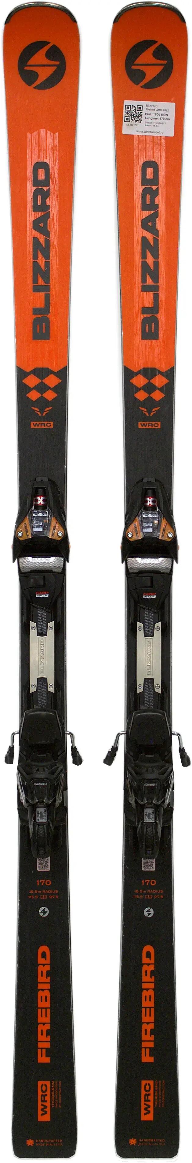 Használt síléc kötéssel - Blizzard Firebird WRC 2025 180cm 2/5