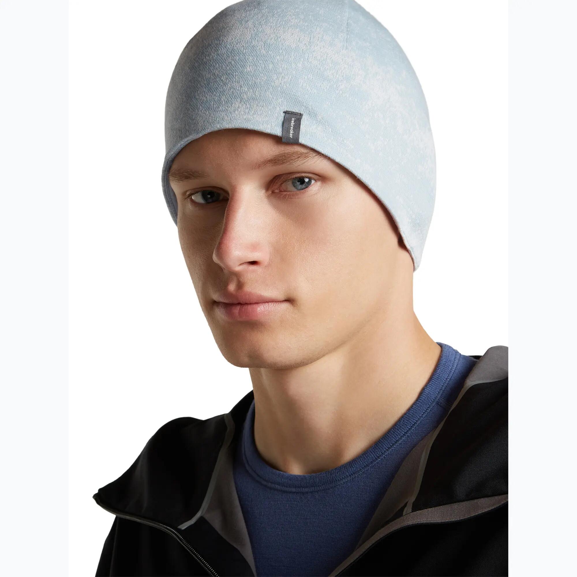 Czapka icebreaker Merino 260 Oasis Vertex Reversible Beanie Chillwave 7/7