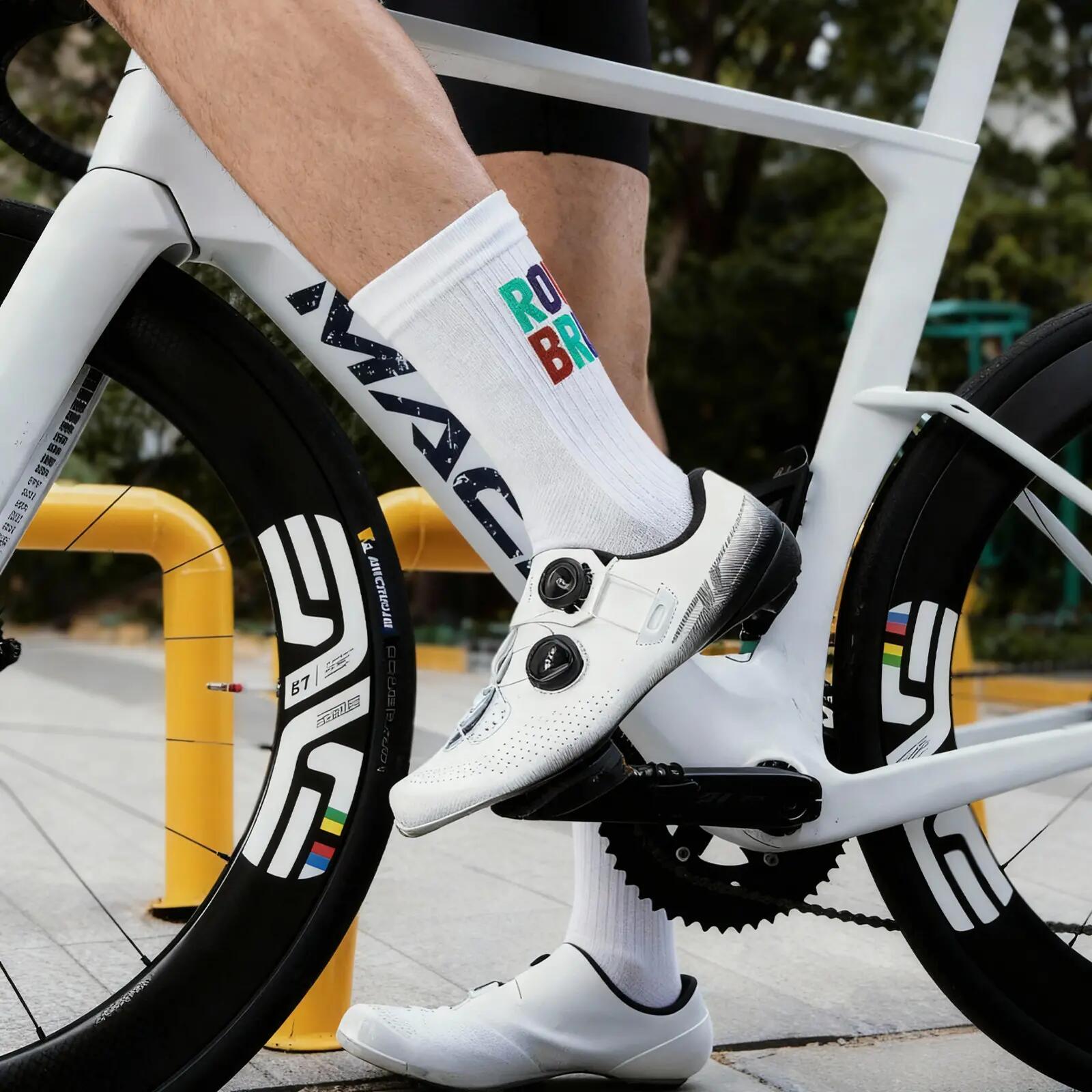 Chaussettes de vélo ROCKBROS antibactériennes respirantes 2/6