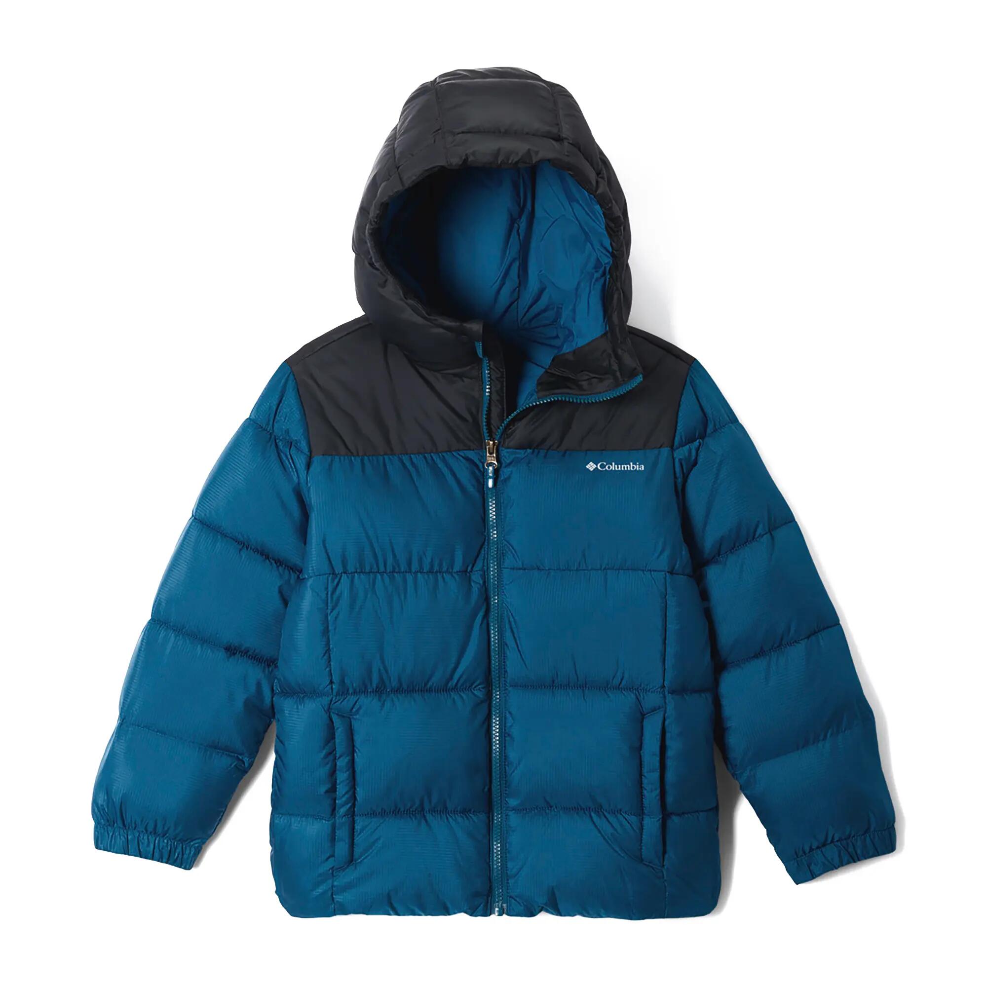 Columbia Puffect Hooded gyermek bélelt dzseki, Phoenix Blue/Black 4/4