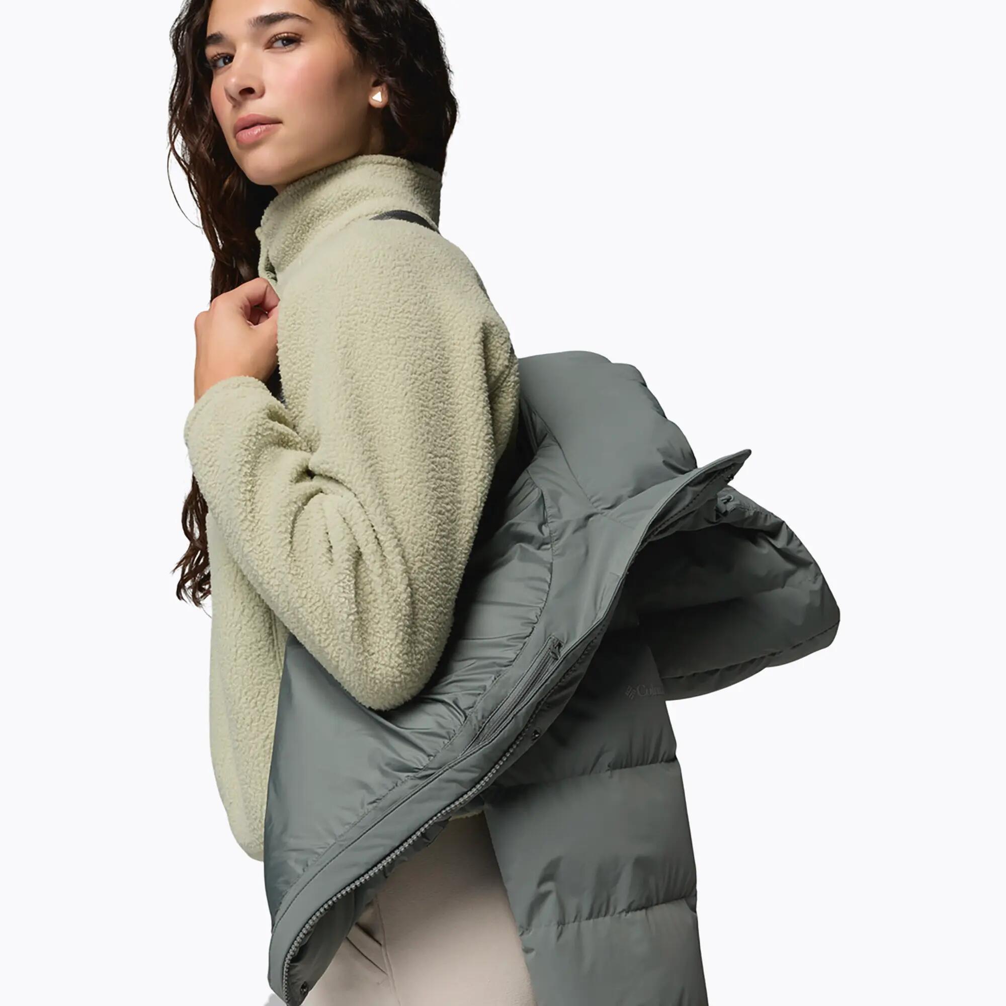 Veste matelassée pour femme Columbia Amaze Puff Hooded Sedona Sage 6/7