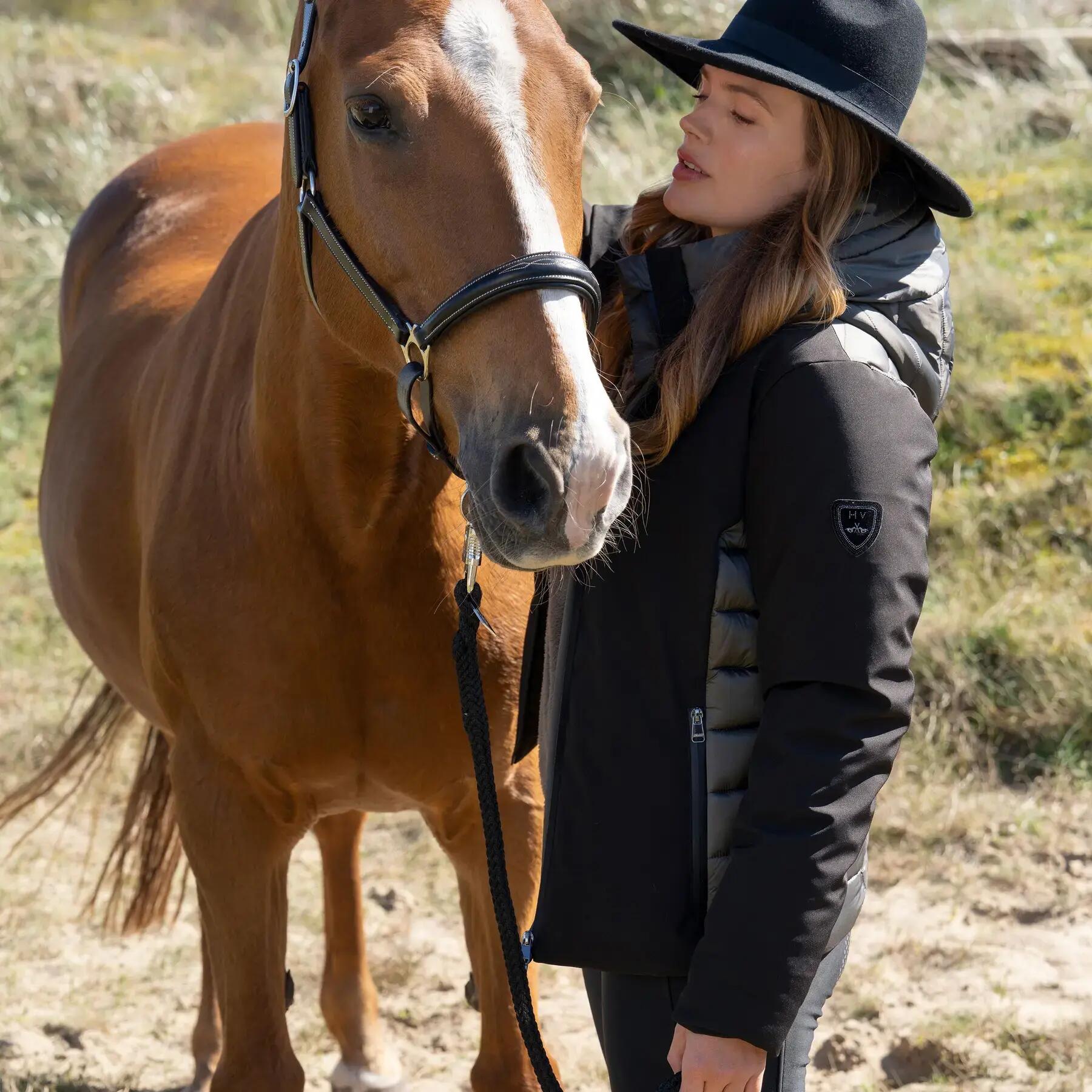Doudoune équitation à capuche femme HV Polo Horatia 2/2