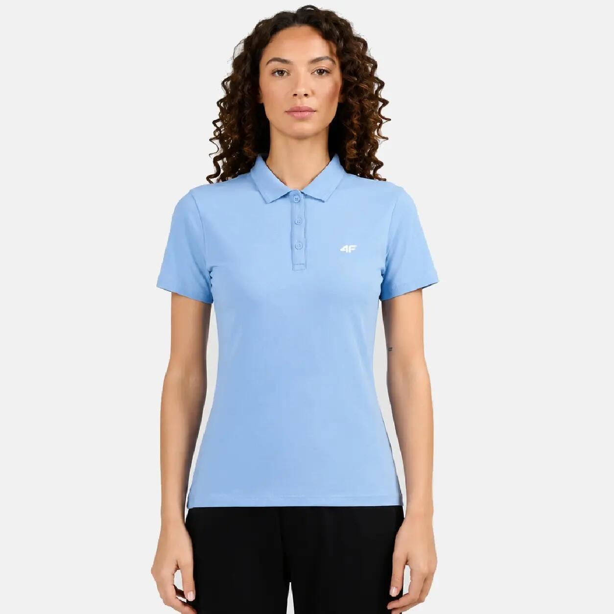KOSZULKA DAMSKA POLO 4F BAWENIANA T-SHIRT Z KOŁNIERZYKIEM  F0836 2/6