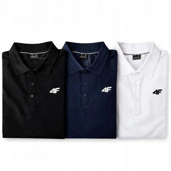 ZESTAW KOSZULEK POLO 4F T-SHIRT MĘSKI KOMPLET 3 SZTUKI