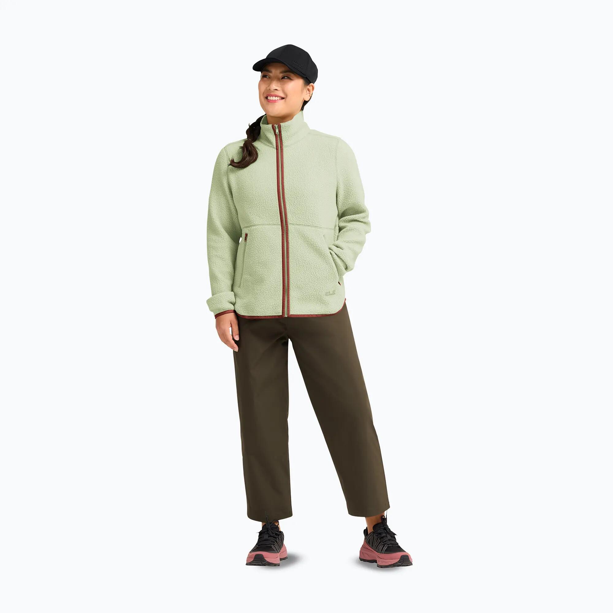 Bluza polarowa damska Jack Wolfskin Lite Curl Full Zip 2/7