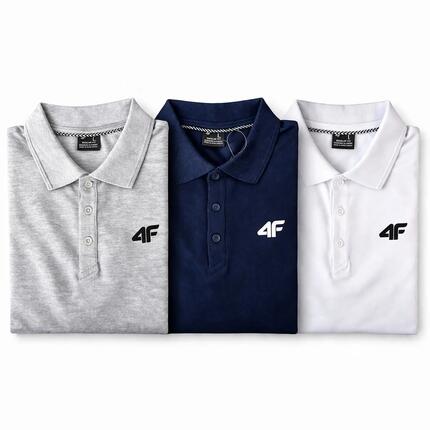 KOMPLET KOSZULEK POLO 4F T-SHIRT MĘSKI ZESTAW 3 SZTUKI