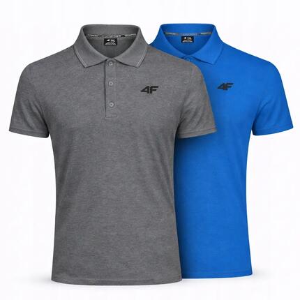 ZESTAW KOSZULEK POLO 4F T-SHIRT MĘSKI KOMPLET 2 SZTUKI M0770