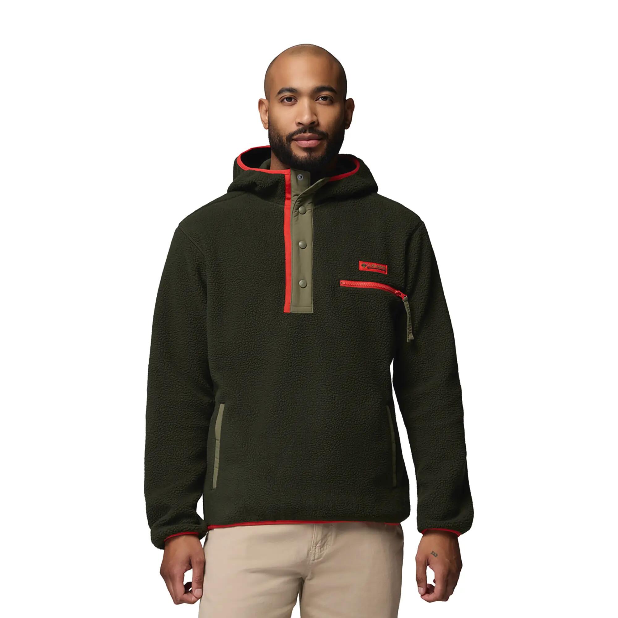 Sudadera polar de hombre Columbia Helvetia II Hoodie Greenscape 6/6