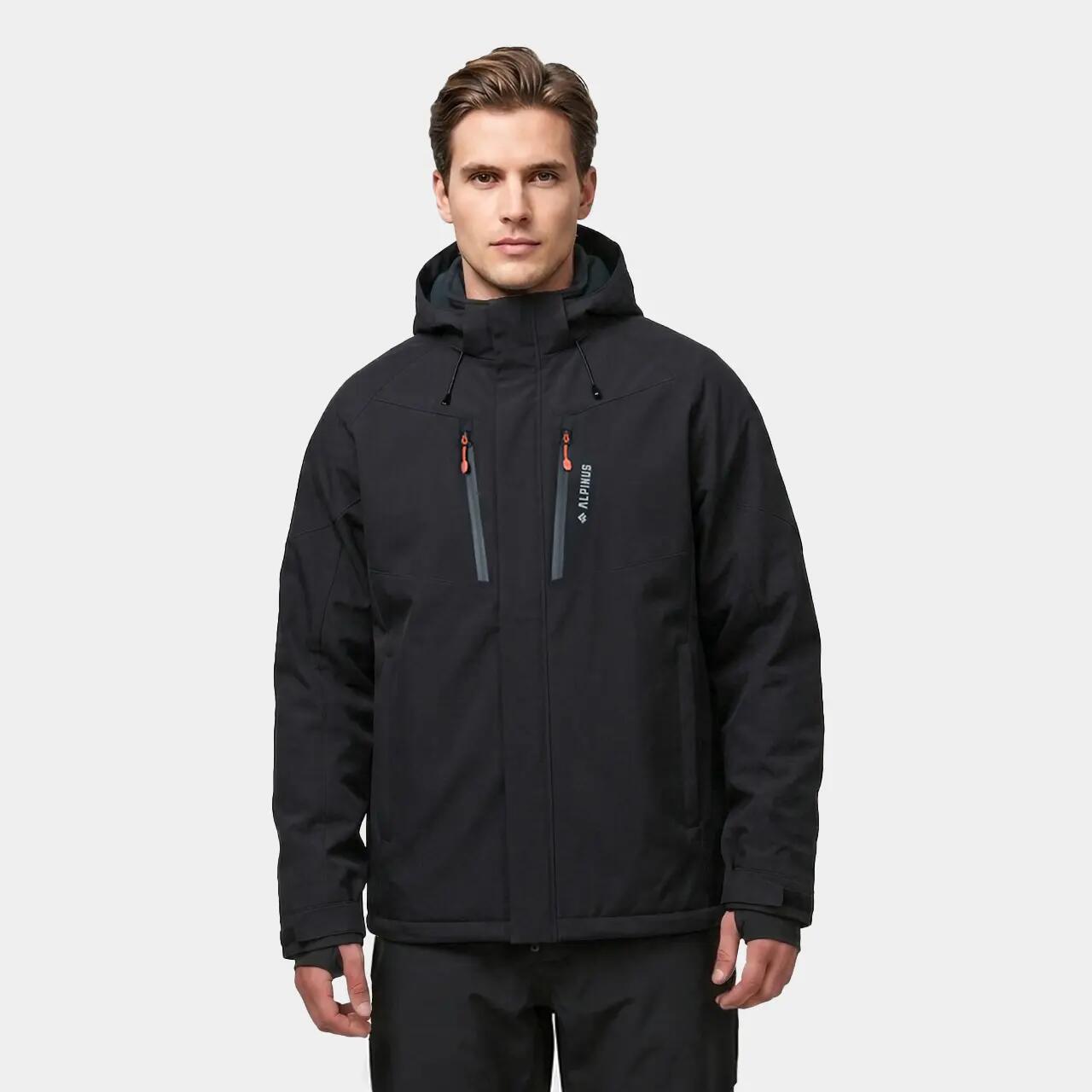 Kurtka męska narciarska softshell Alpinus Ariz czarna MK35089 ROZMIAR 2XL 1/7