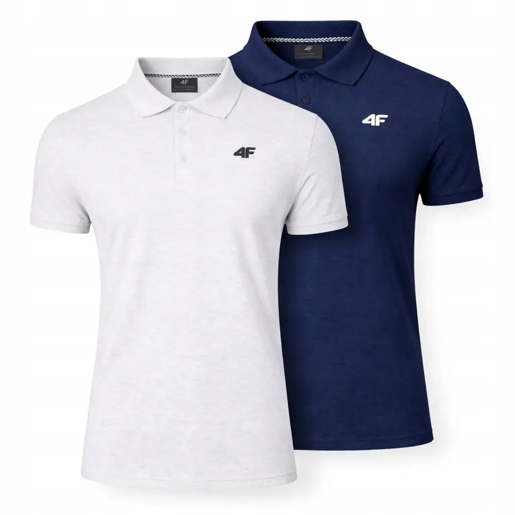 KOMPLET KOSZULEK POLO 4F T-SHIRT MĘSKI ZESTAW 2 SZTUKI 1/6