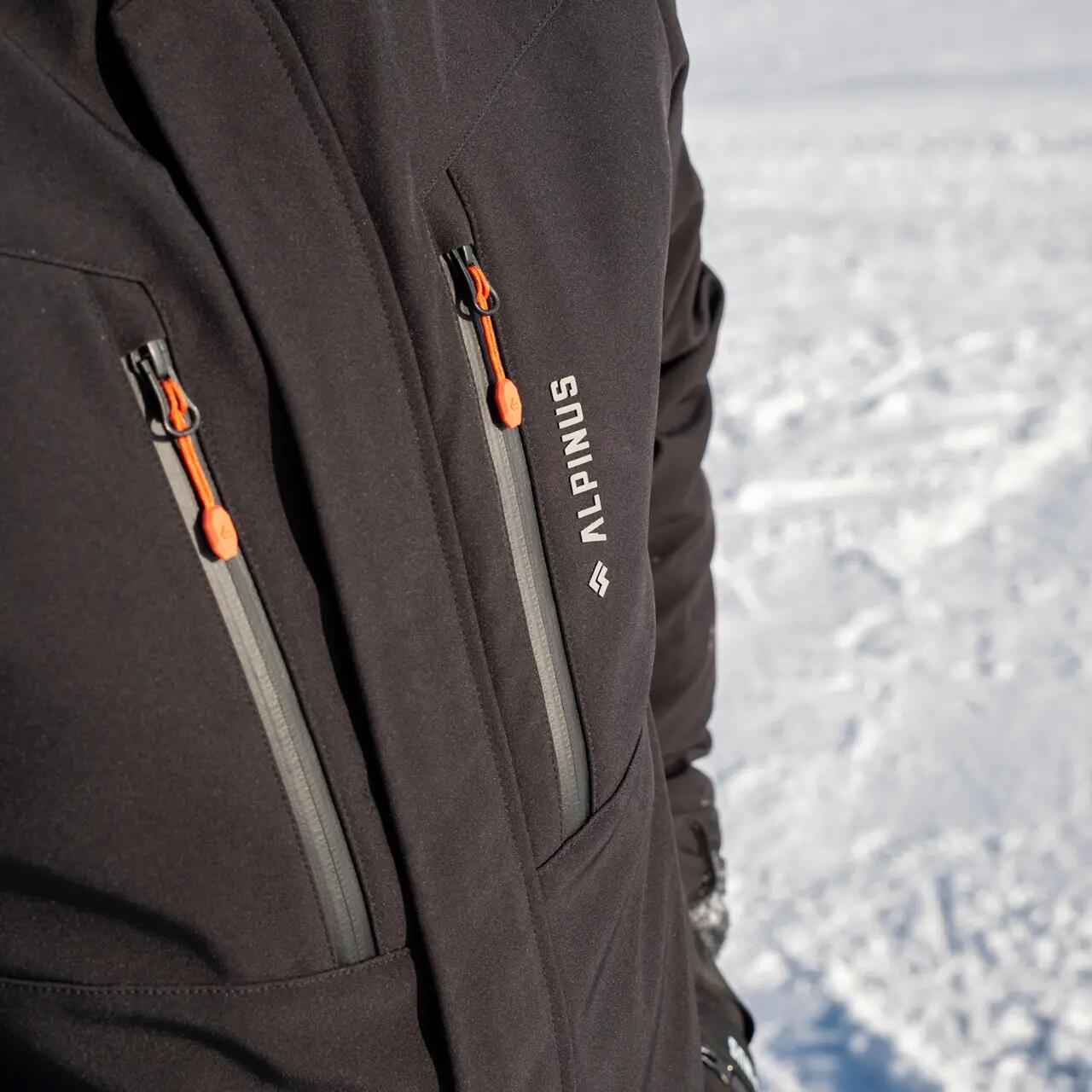Kurtka męska narciarska softshell Alpinus Ariz czarna MK35089 ROZMIAR 2XL 4/7