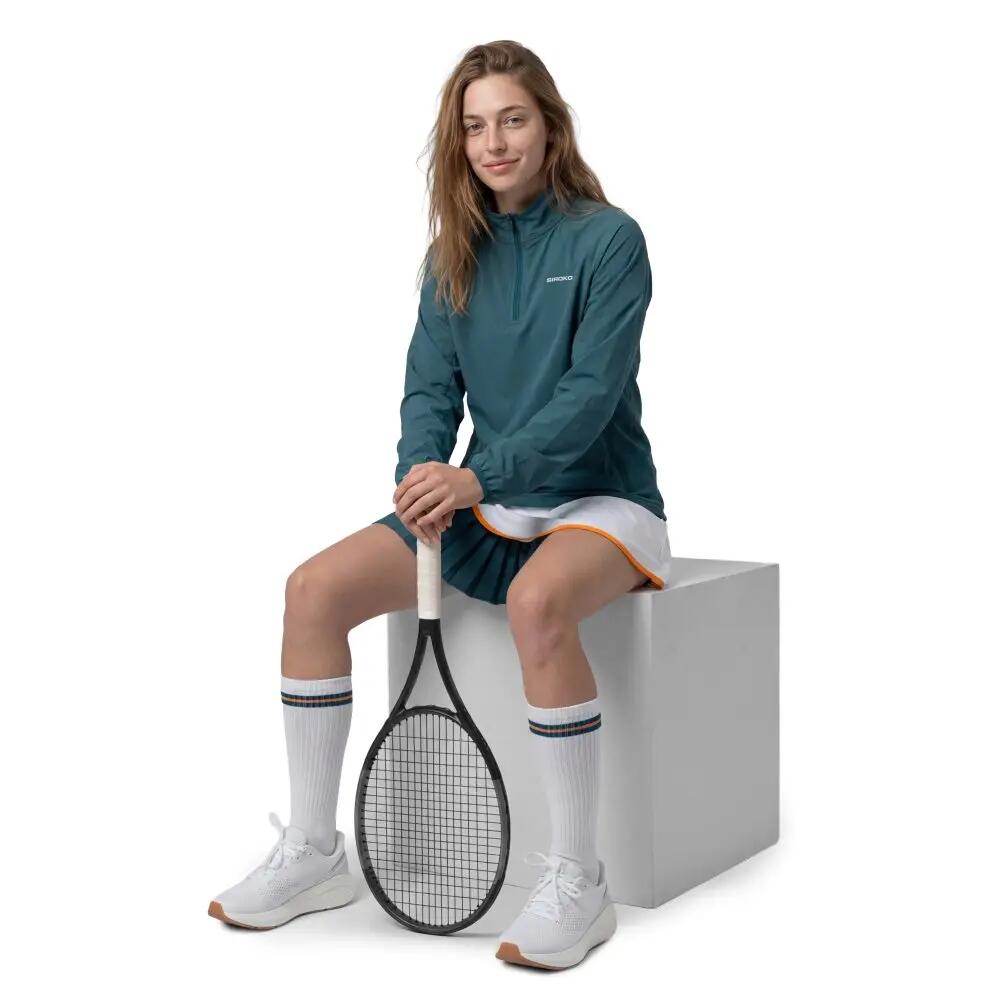 Chaqueta ligera tenis mujer Dink-W Green Verde 3/7