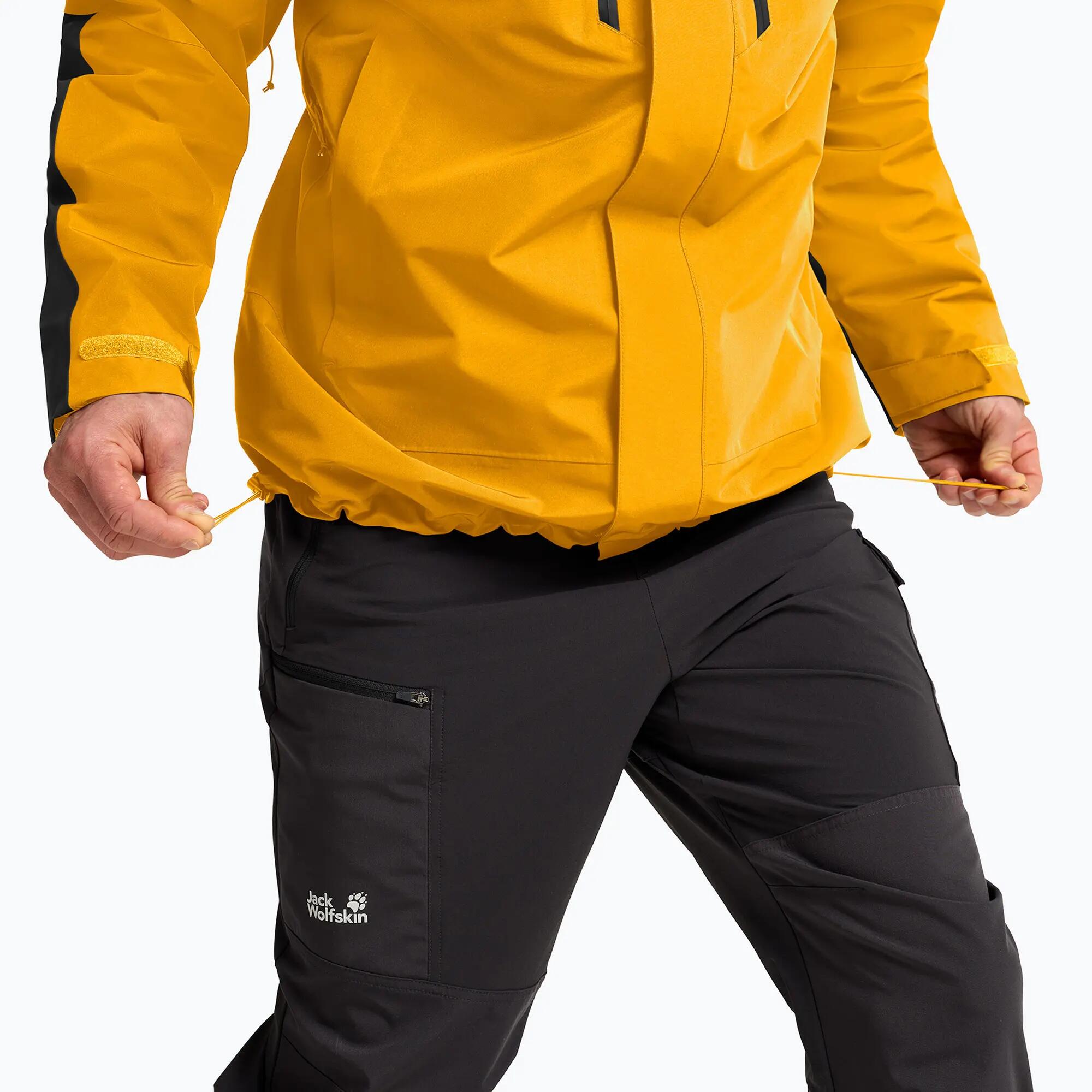 Veste de pluie pour homme Jack Wolfskin Jasper Pro 2L 6/7