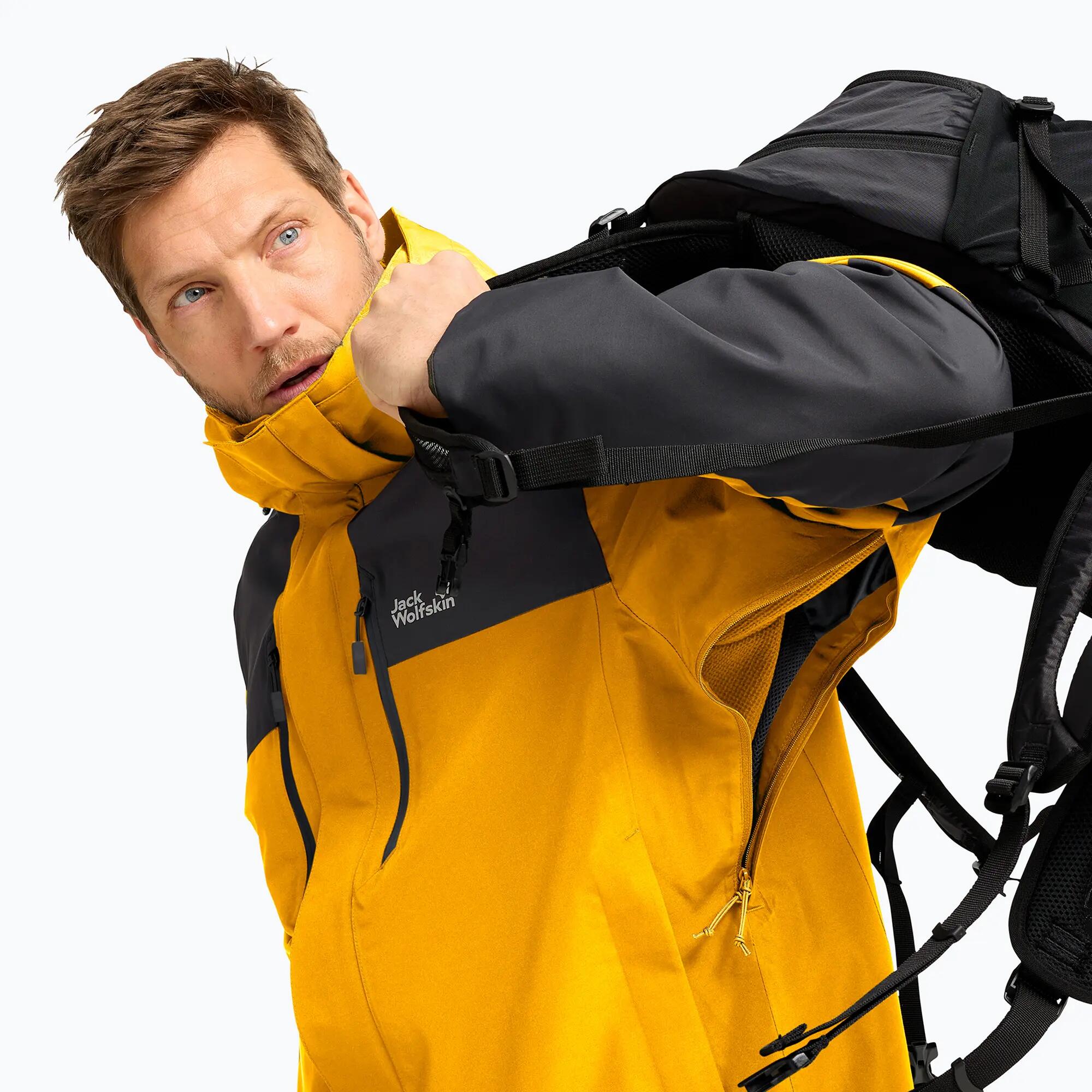 Veste de pluie pour homme Jack Wolfskin Jasper Pro 2L 4/7