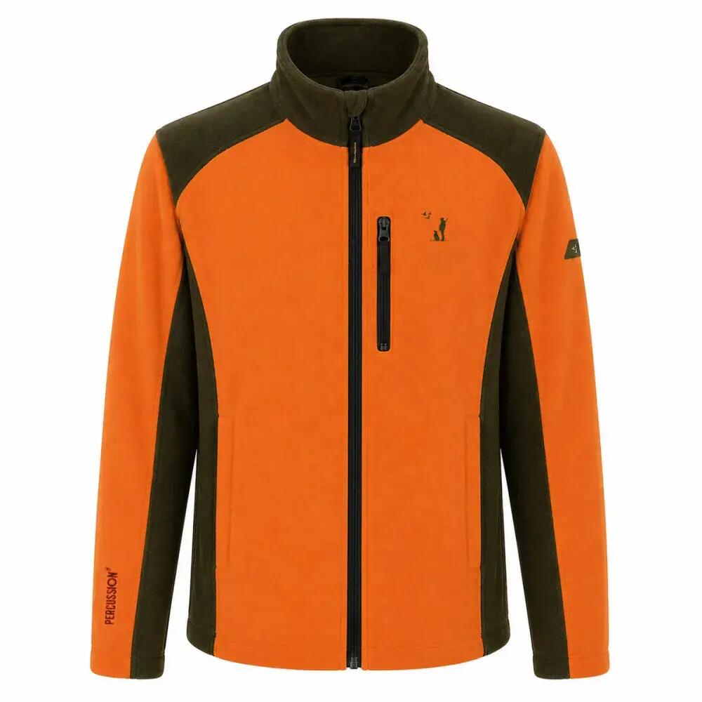 Blouson Polaire Brodé polyester kaki orange taille 5/5