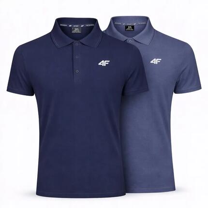 ZESTAW KOSZULEK POLO 4F T-SHIRT MĘSKI KOMPLET 2 SZTUKI M0770