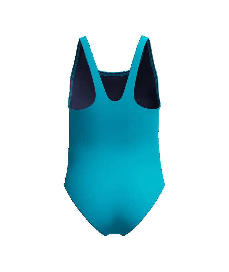 Maillot de bain fille Speedo Hyperboom Butterfly Back turquoise/rose 4/4