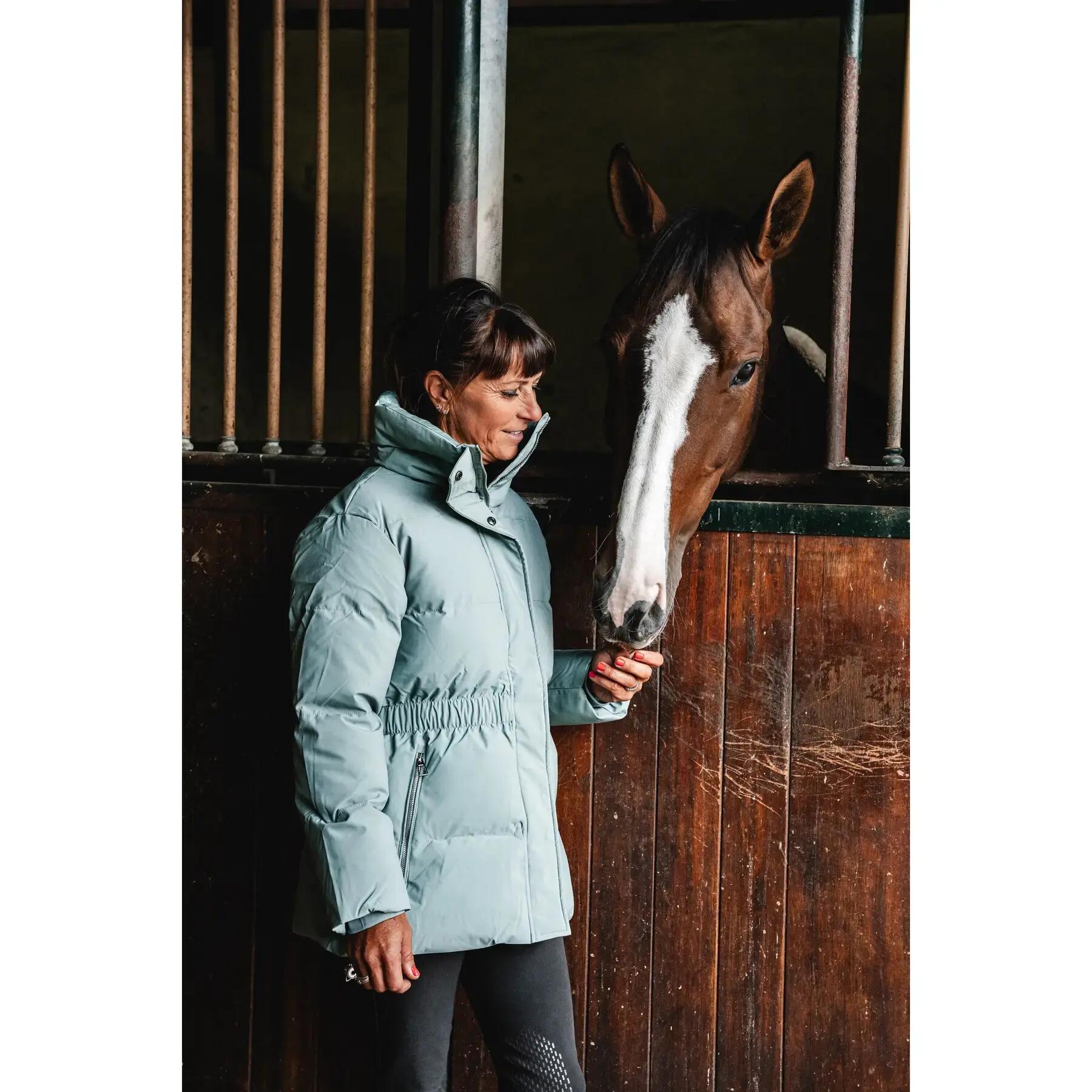 Doudoune équitation femme Ju & Pa Flaine 3/4