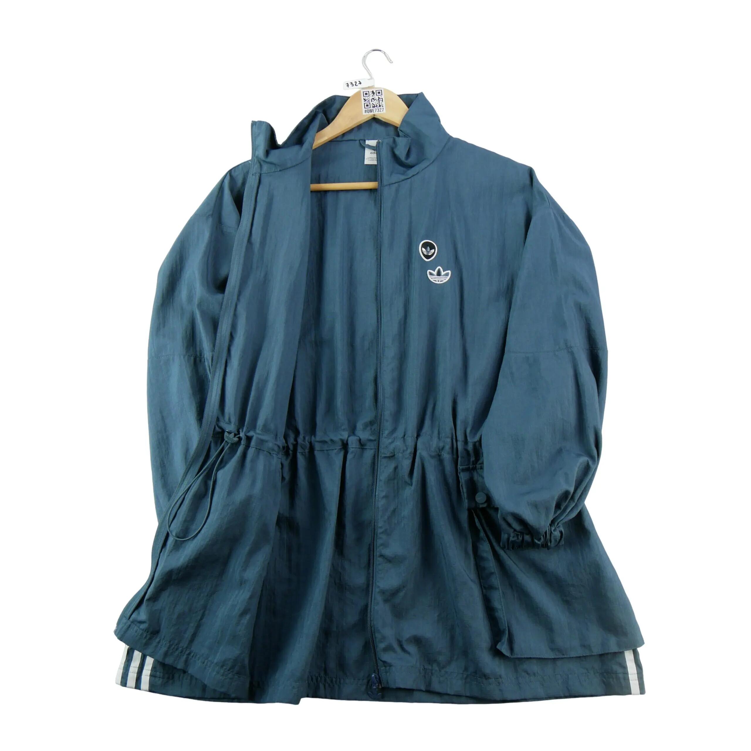 Seconde vie - Coupe-vent Femme Long Windbreaker Bleu - Excellent 3/10
