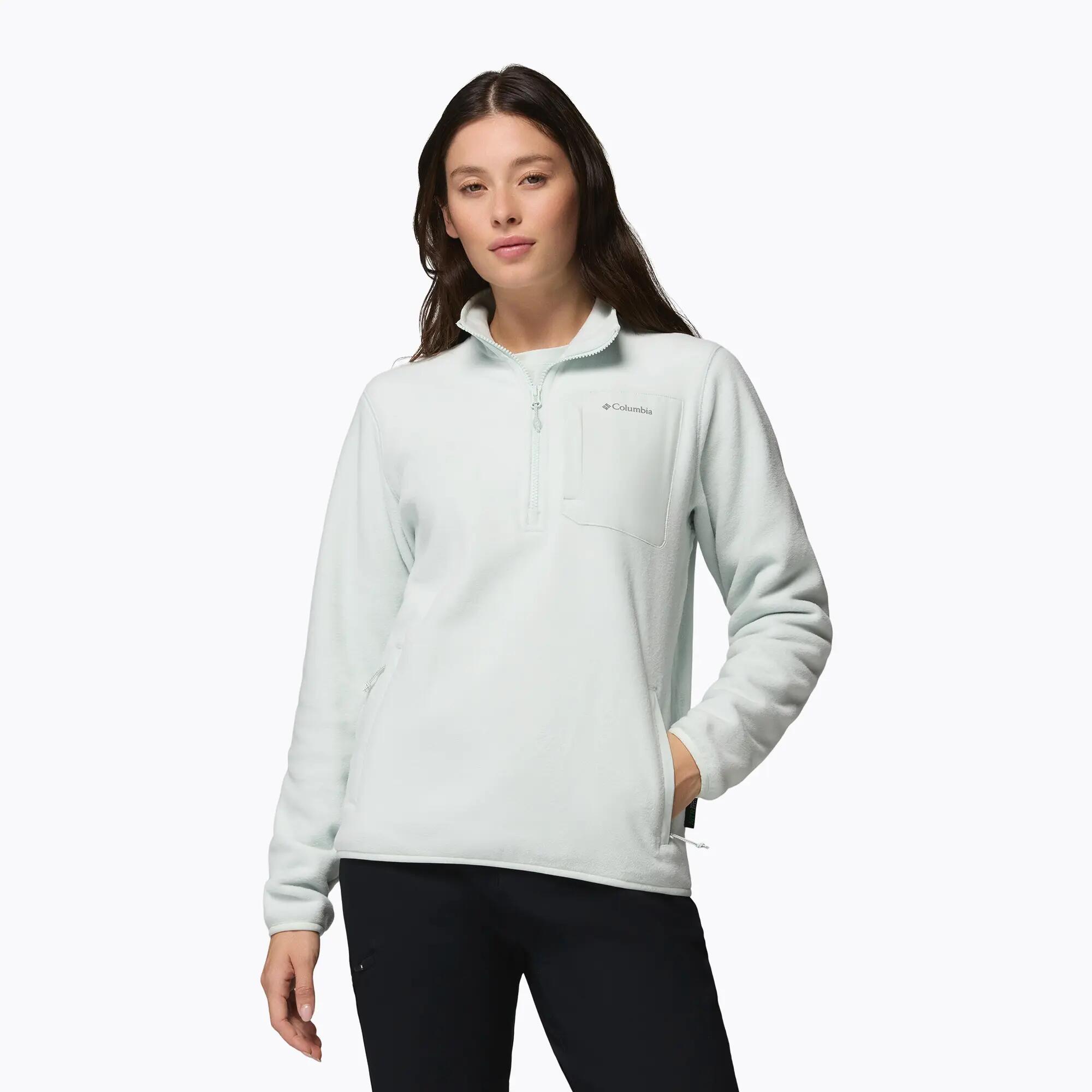 Polaire femme Columbia Pacific Arch 200 Half Zip Fleece Tea Light 1/7