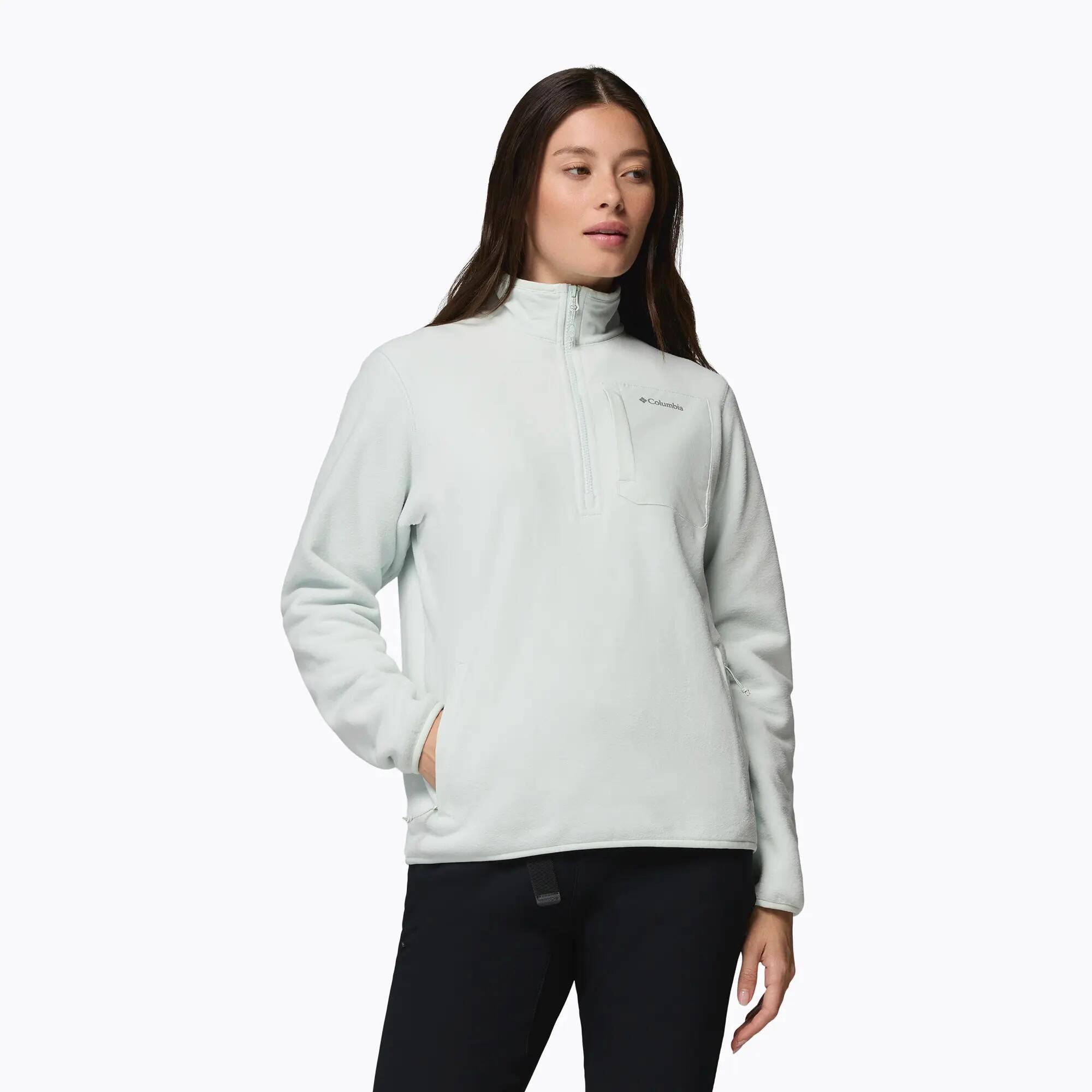 Polaire femme Columbia Pacific Arch 200 Half Zip Fleece Tea Light 4/7