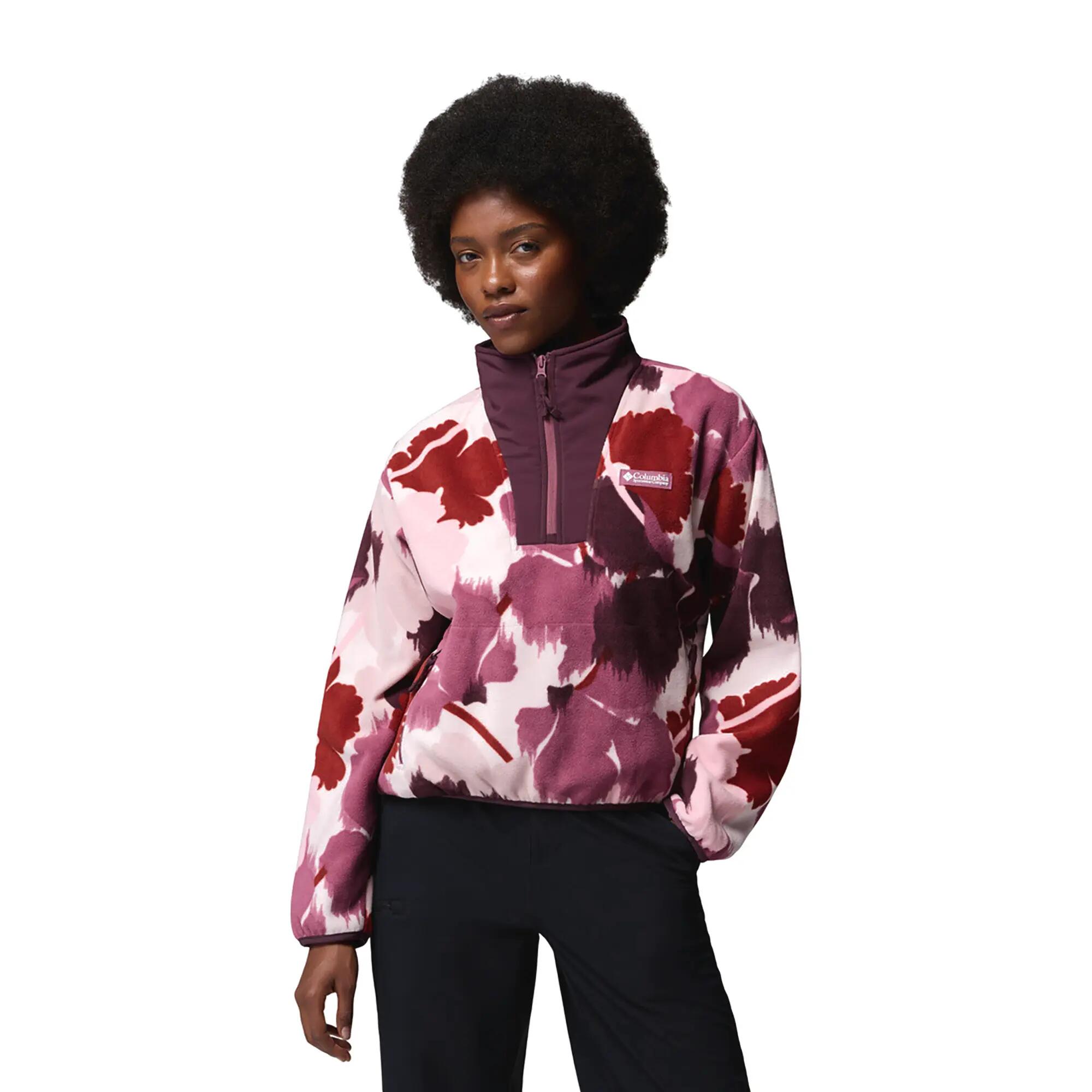 Bluza polarowa damska Columbia Sequoia Grove II Printed Half Zip 6/6