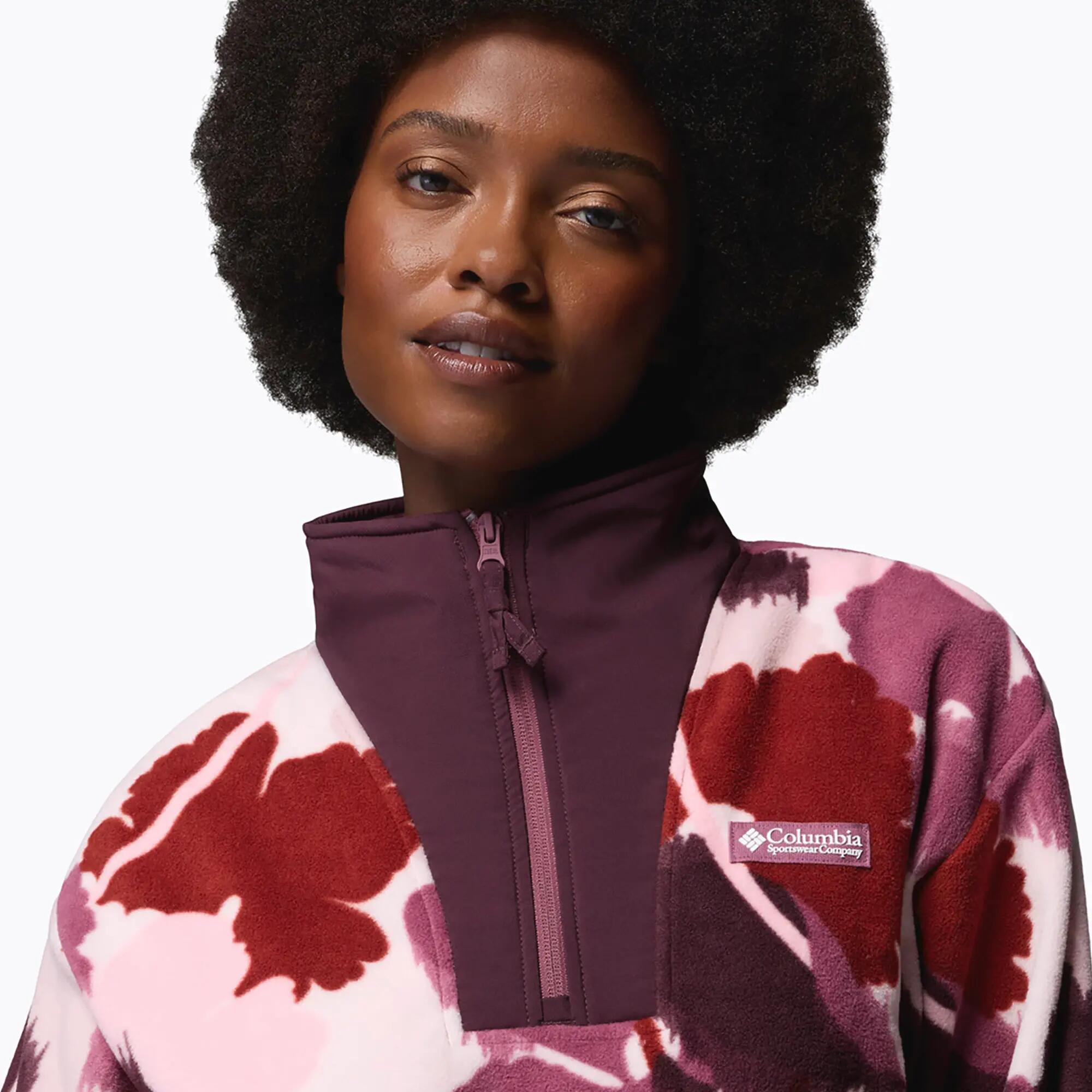 Bluza polarowa damska Columbia Sequoia Grove II Printed Half Zip 5/6