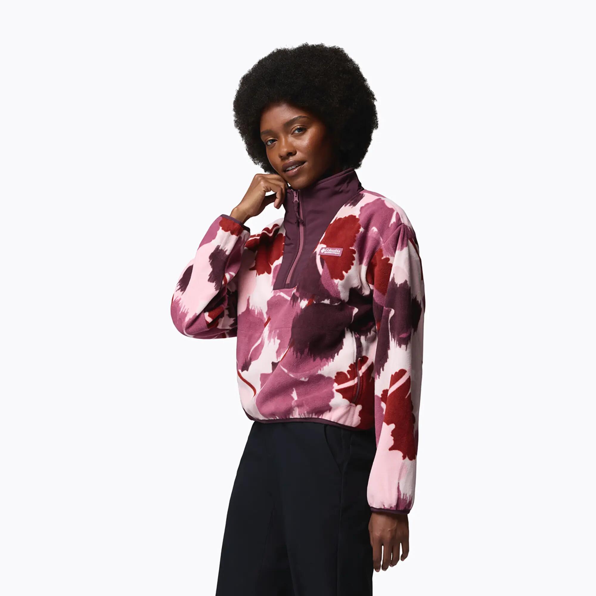 Bluza polarowa damska Columbia Sequoia Grove II Printed Half Zip 4/6