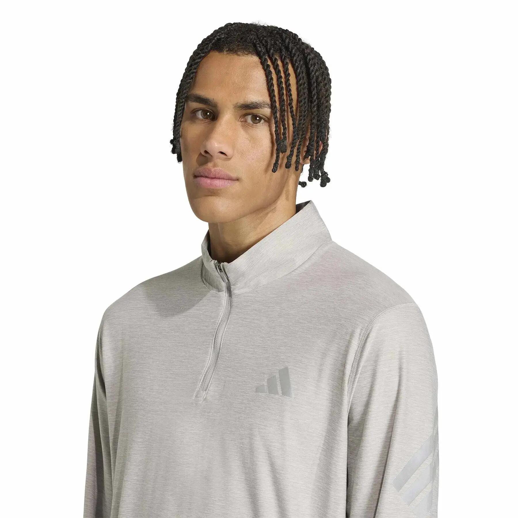 Maillot manches longues 1/4 zip adidas Iconic Adi365 6/7