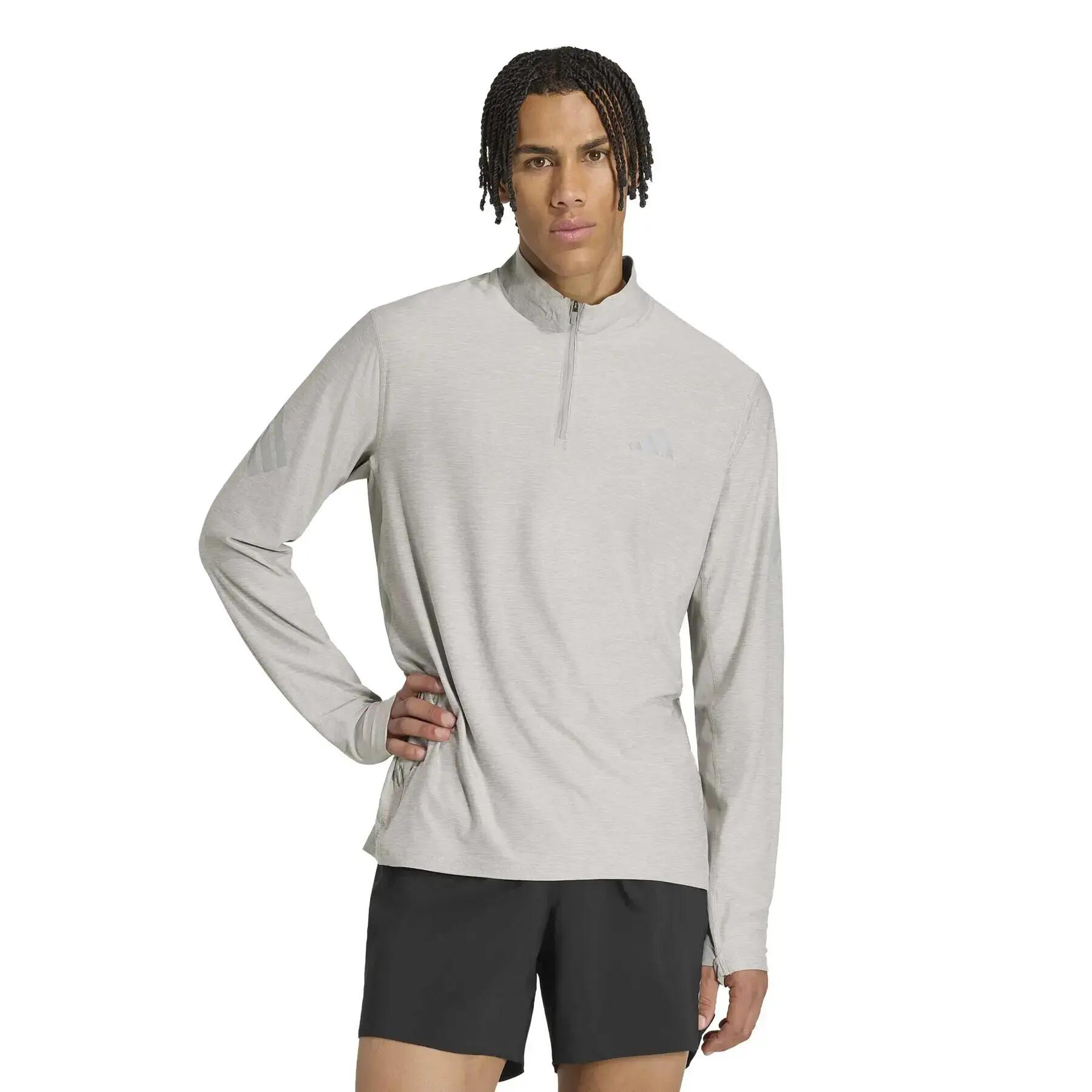 Maillot manches longues 1/4 zip adidas Iconic Adi365 3/7