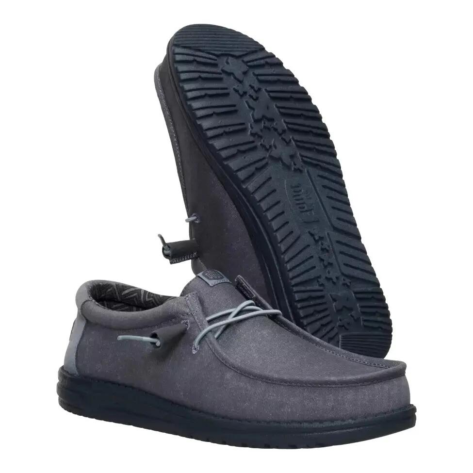 HeyDude Męskie Mokasyny WALLY STRETCH CANVAS BLOCK 44353 3/6