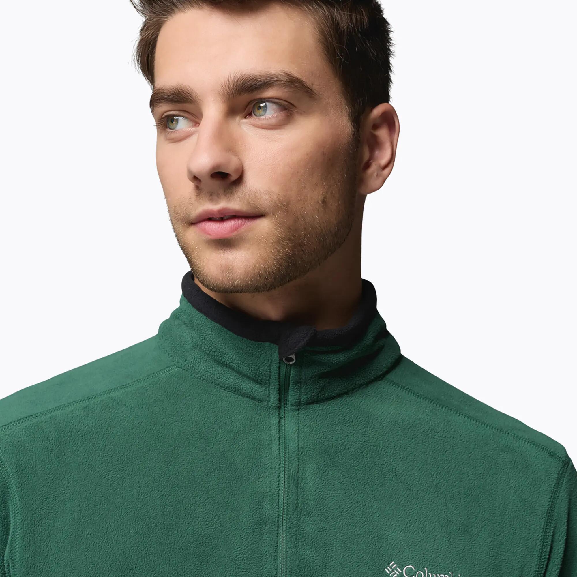 Bluza polarowa męska Columbia Klamath Range II HZ Rain Forest/Black 5/6