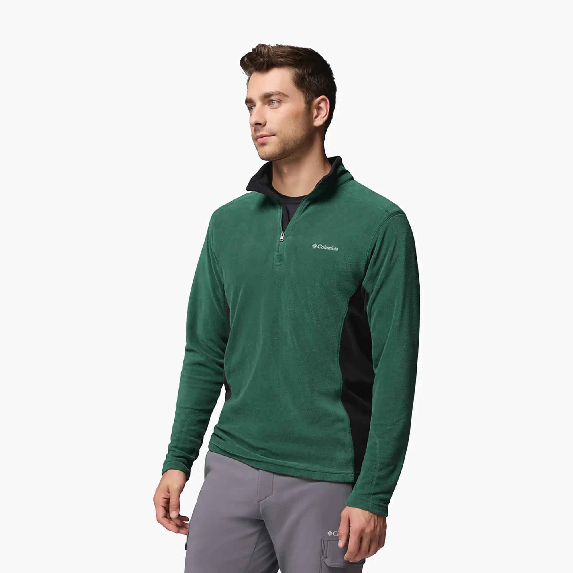 Bluza polarowa męska Columbia Klamath Range II HZ Rain Forest/Black 4/6
